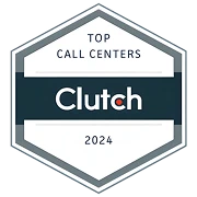 Logo of Clutch - Top Call Centers 2024