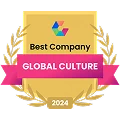 Best Company Global Culture 2024 award logo