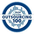IAOP Global Outsourcing 100 award logo