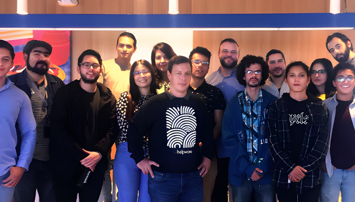 Helpware team members from Mexico office, group photo