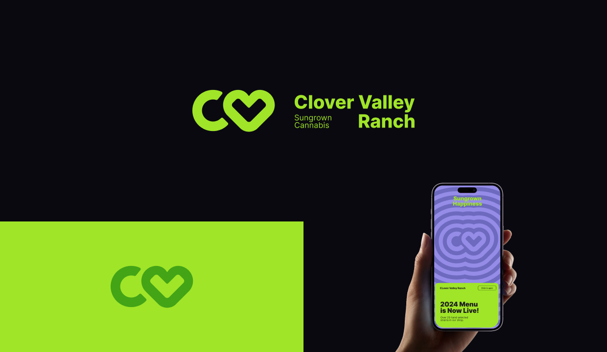 Clover Valley Ranch branding