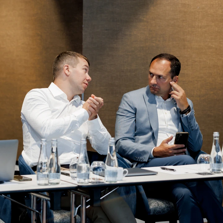 Alexander Tereshchenko, Group President and Alex Zavgorodniy, VP of IT Consulting