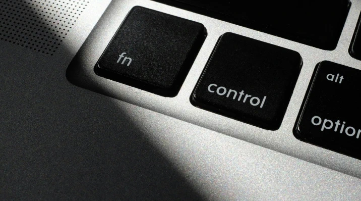 macbook's keyboard, fn, control, option