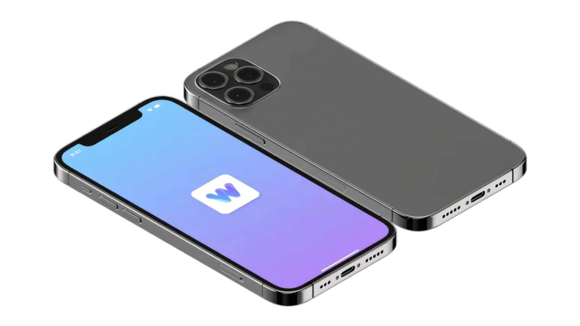 wanda logo on an iphone