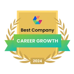 Best company career growth 2024 badge