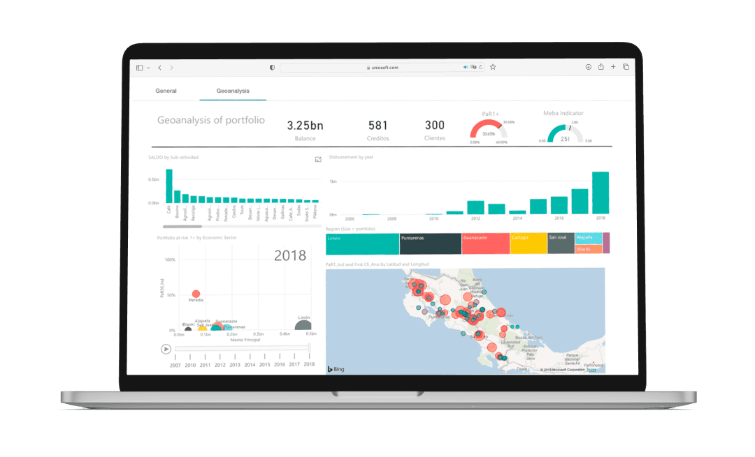 our project: tool's interface