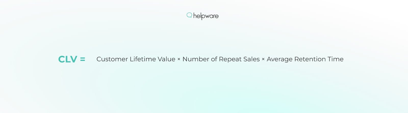 Formula for Customer Lifetime Value (CLV)